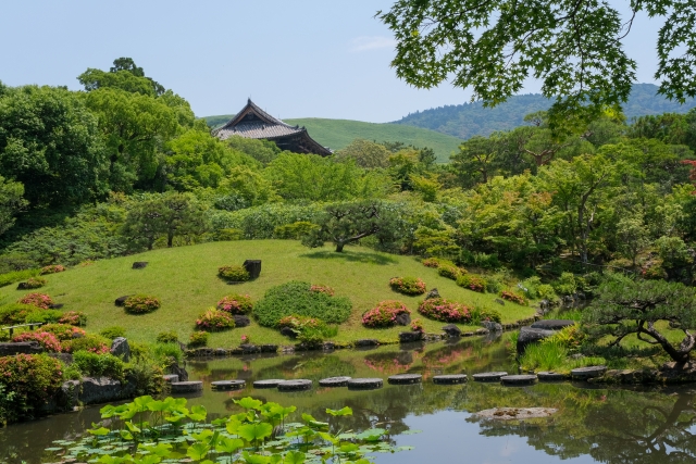 24205045_s Shakkei: The Japanese Art of Borrowing Scenery in Garden Design